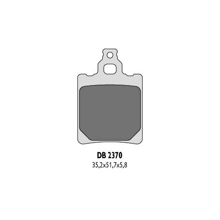 DELTA BRAKING KLOCKI HAMULCOWE KH60 KH337 KTM SX60/65`00-03 - ZASTĘPUJĄ DB2370MX-D ORAZ DB2370QD-D